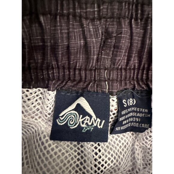 Kanu Surf Boys Board Shorts Black & Red Viper Stripe Swim NEW Trunks SIZE 8 - Picture 5 of 7